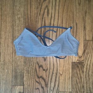 Stripped swim top